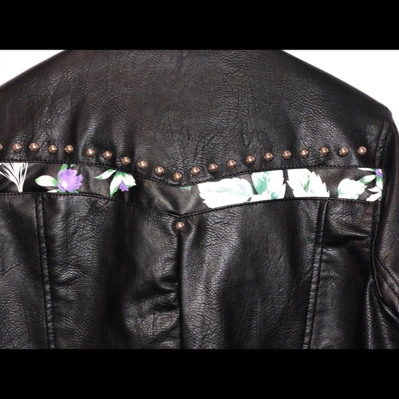 SOLD! Madden Faux Studded Leather Jacket - Picture 4 of 7